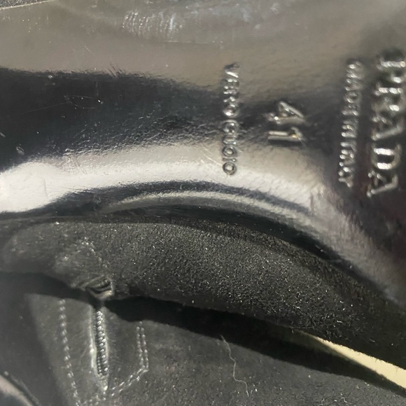 PRADA BLACK SUEDE BOOTS - Picture 4 of 4